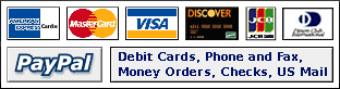 Payment Methods Accepted