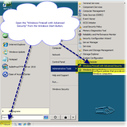 Open Windows Firewall