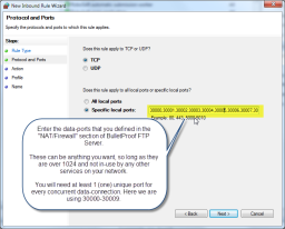 Specify Port for Data-Ports